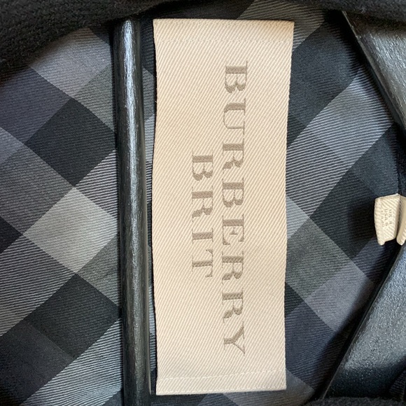 🇬🇧BURBERRY BRIT wool/cashmere blend winter trench coat - Picture 14 of 16